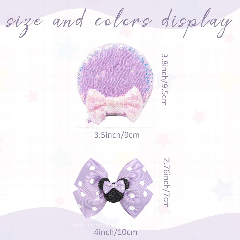 BBGifts glitter mouse ears headband adds sparkle to birthday looks