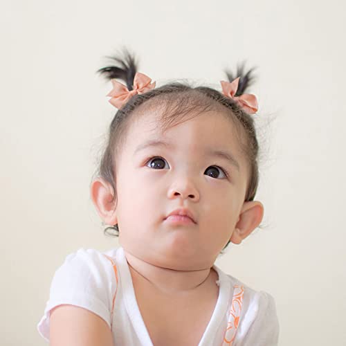 BBGifts grosgrain bows elastic detail highlights durability and smooth removal.