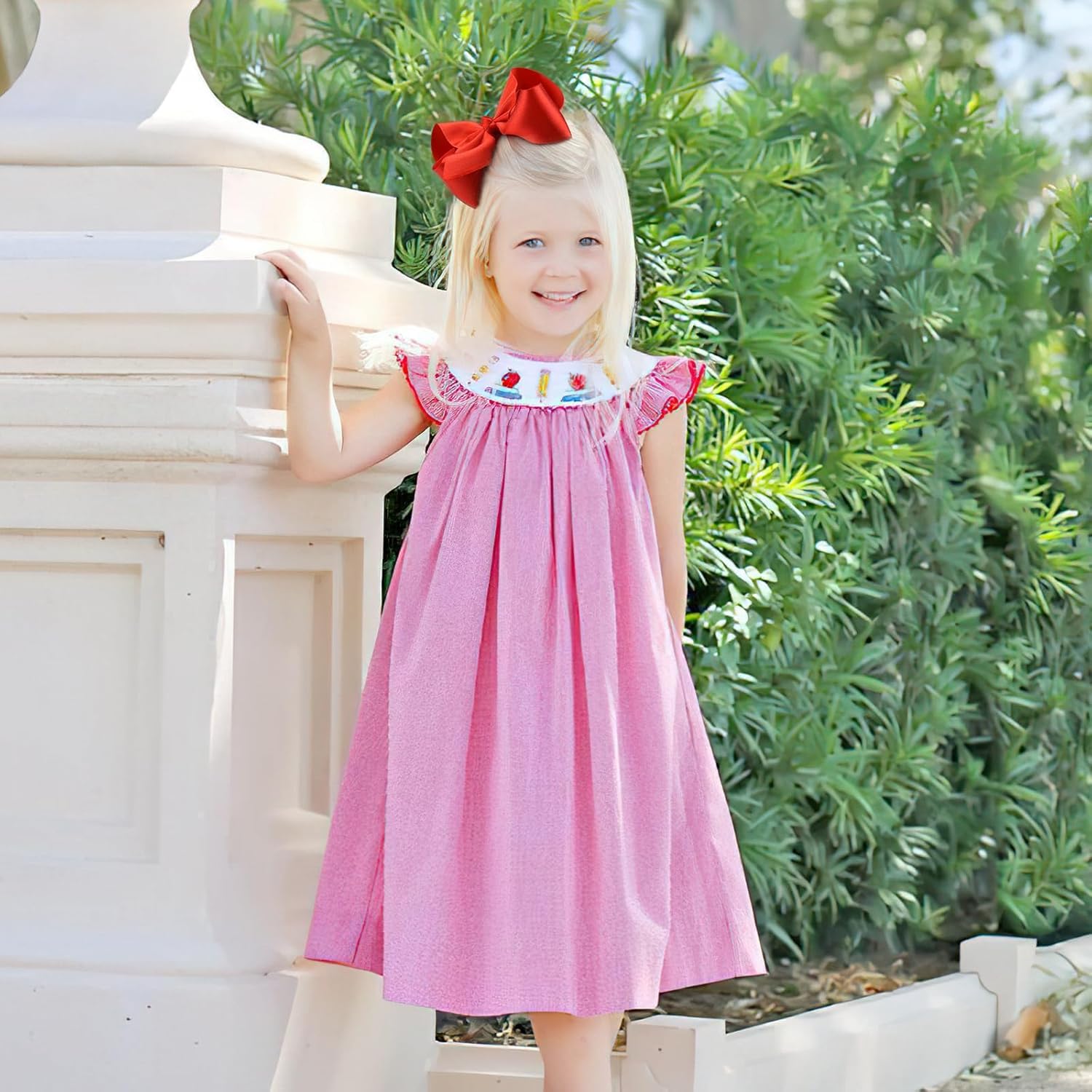 BBGifts grosgrain ribbon texture bow emphasizes high-quality craft for long-lasting outfits