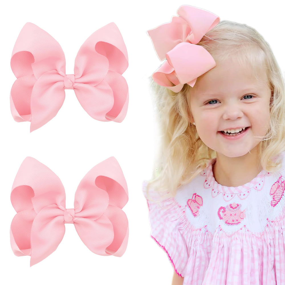 BBGifts closeup of grosgrain ribbon texture on each bow for durability.