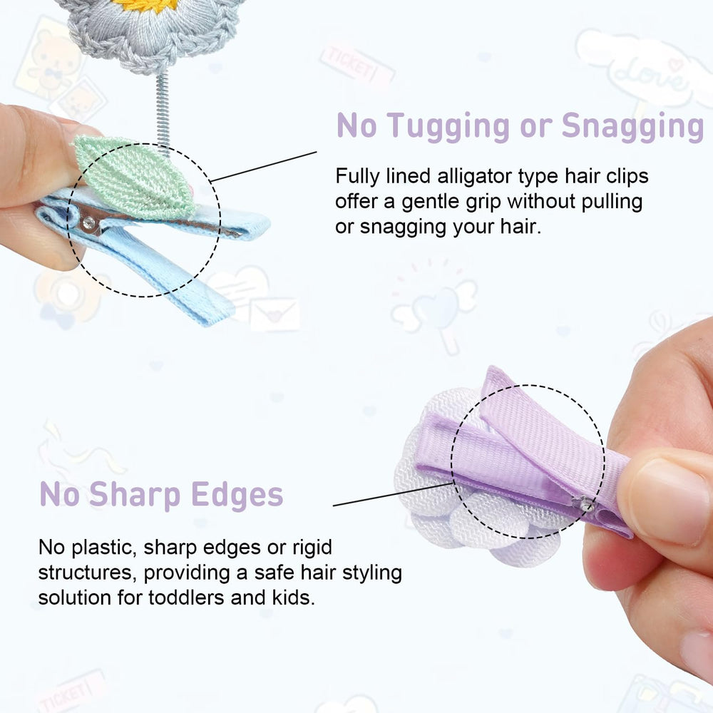 BBGifts hair clip star design adds playful sparkle to ponytails