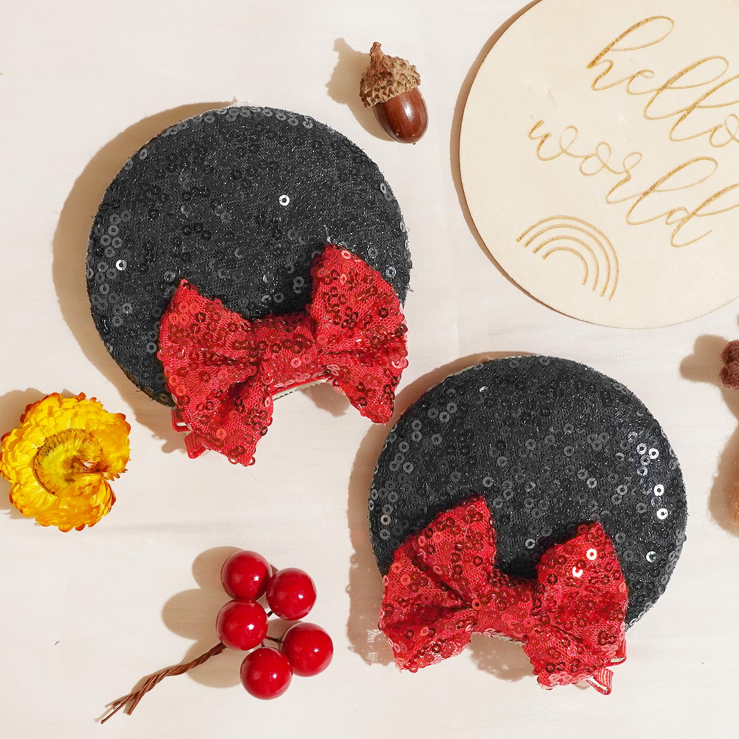 BBGifts kids party look idea with mouse ears and bows for cute celebrations.