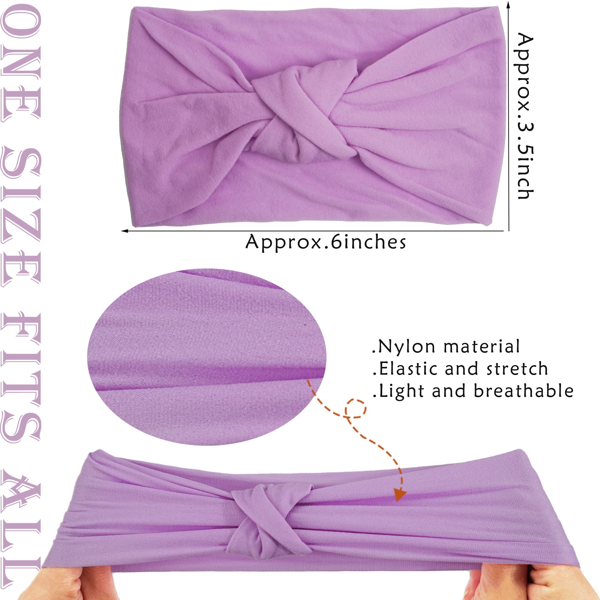 BBGifts knot-headbands-newborn-closeup shows timeless style for newborn outfits.