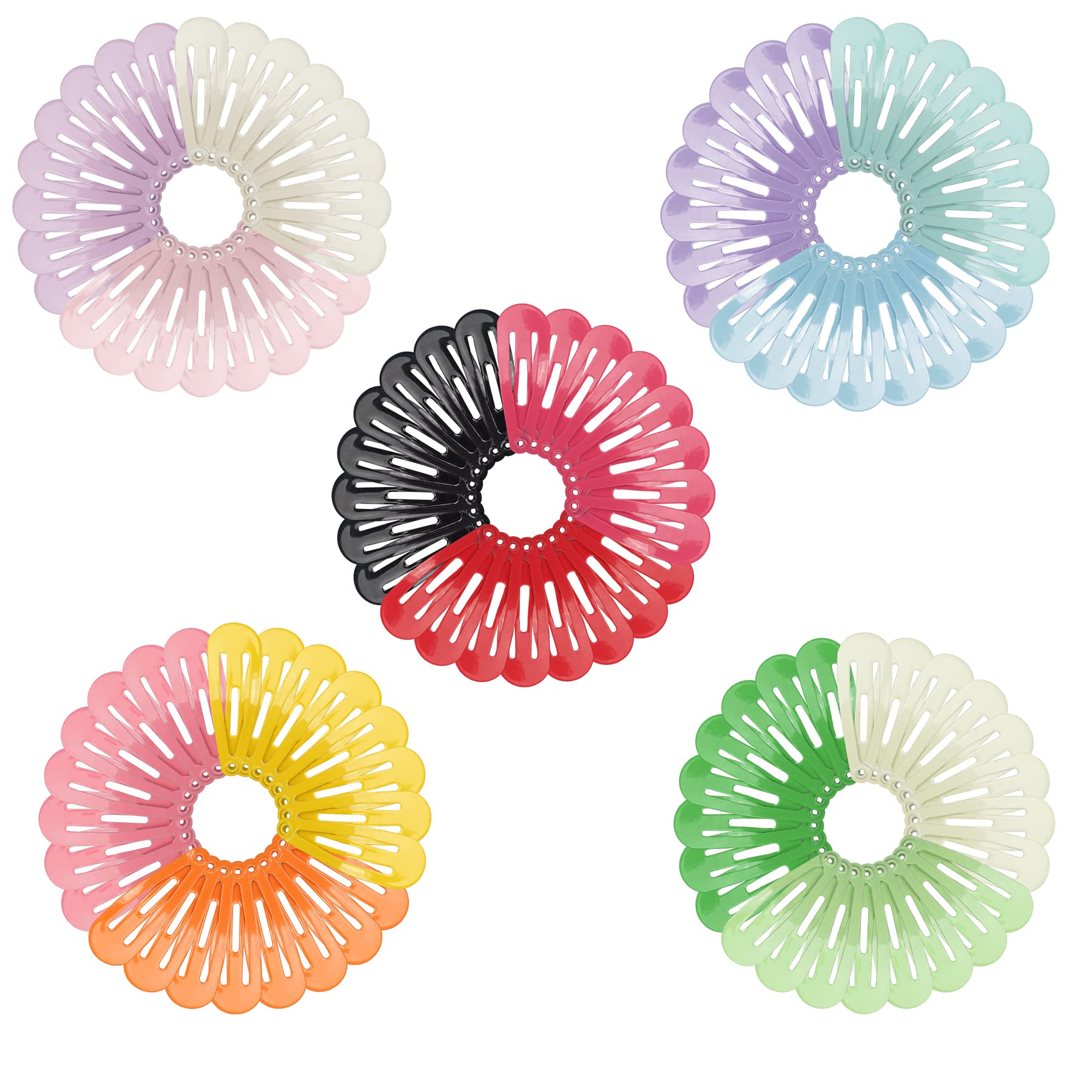 BBGifts metal barrettes close-up highlighting durability for daily wear.