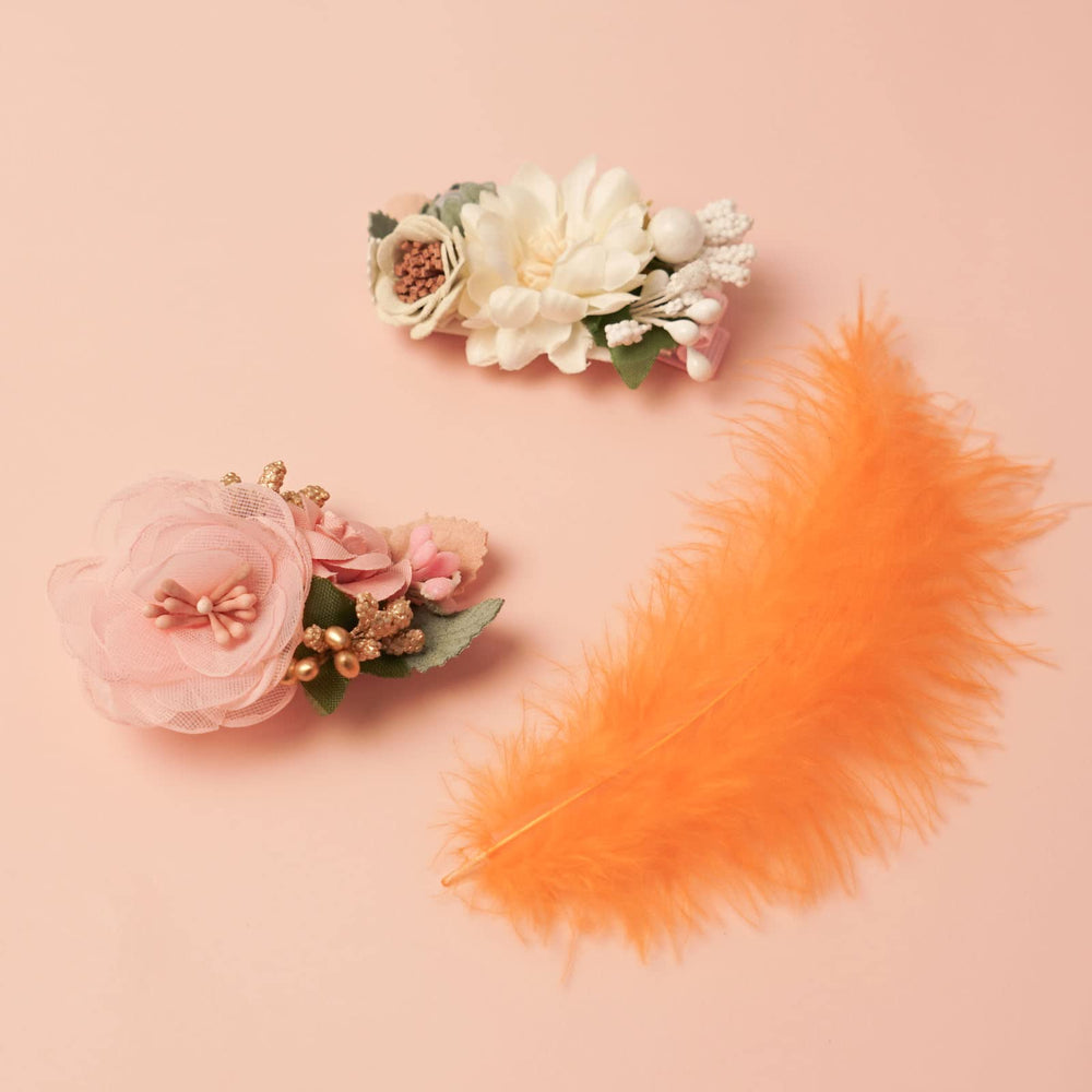 BBGifts mini bouquet-style hair bows offer charming accents for celebrations