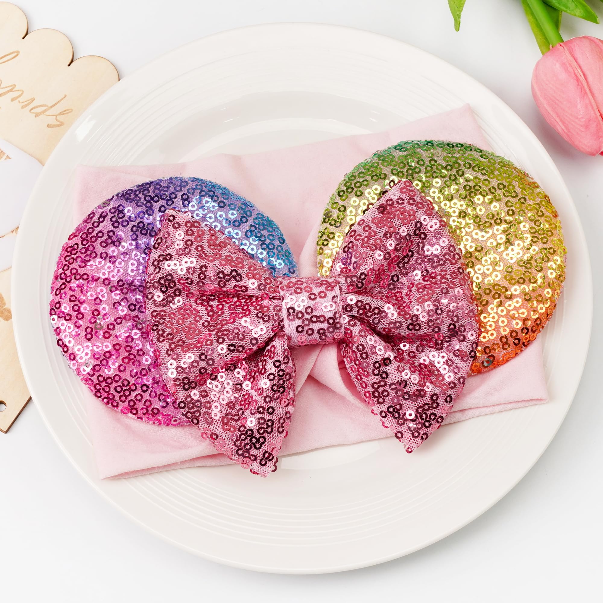 BBGifts soft nylon fabric provides gentle touch on delicate hair