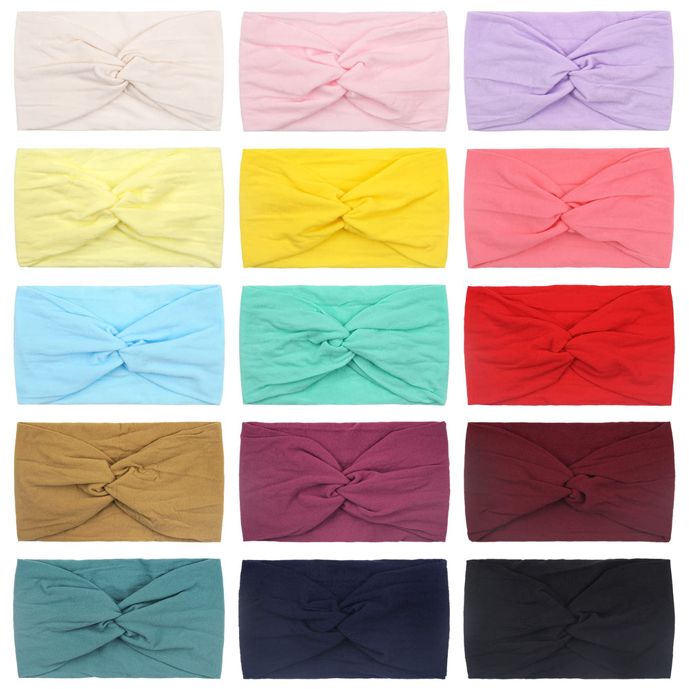BBGifts no-mark baby headbands demonstrating gentle fit on a tiny head