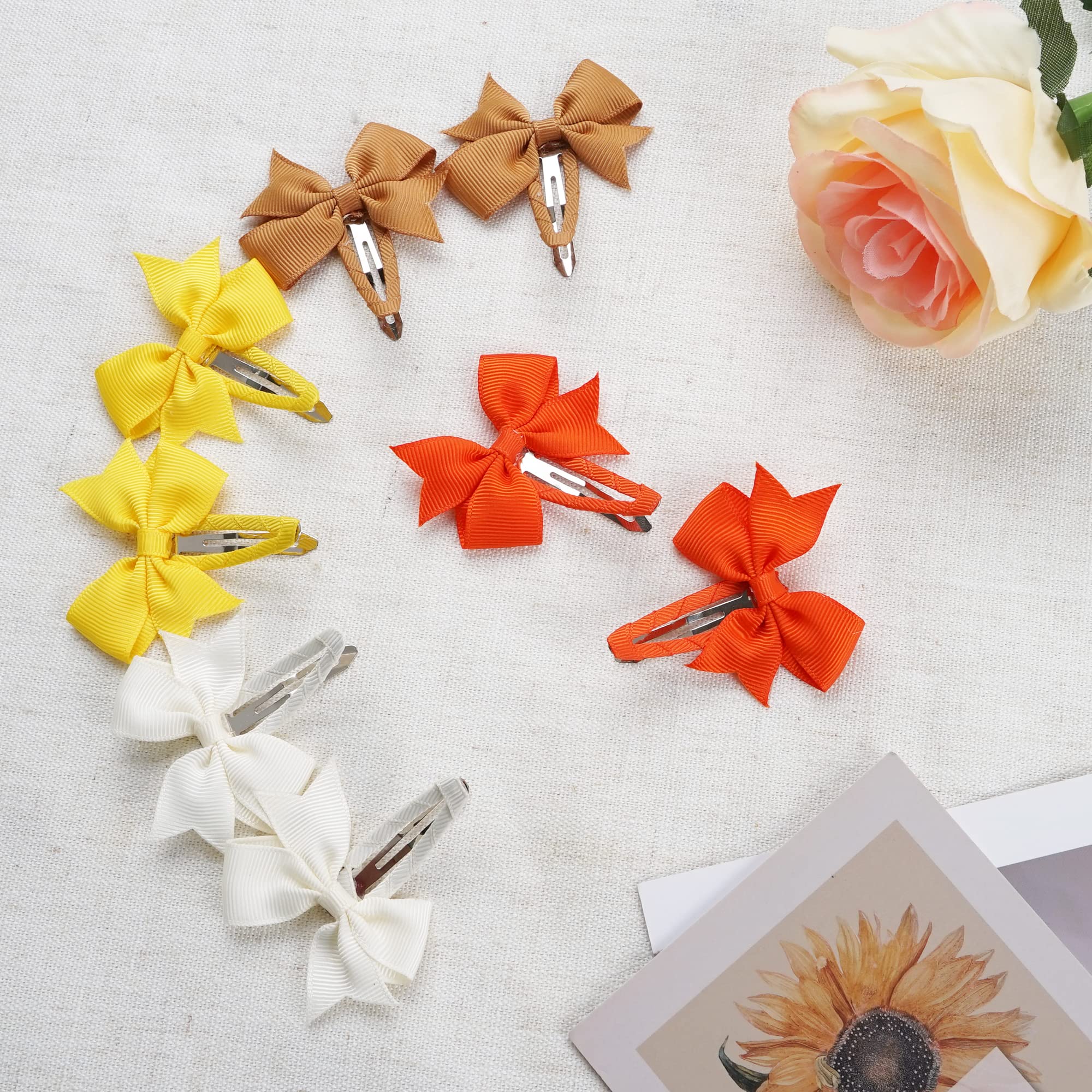 BBGifts no-slip hair bows stay put during playful activities.