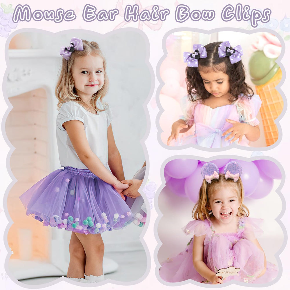 BBGifts polka-dot mouse hair bows highlight cute detail for outfits