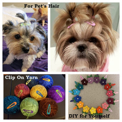 BBGifts snap-clip close-up shows secure grip on thin hair.
