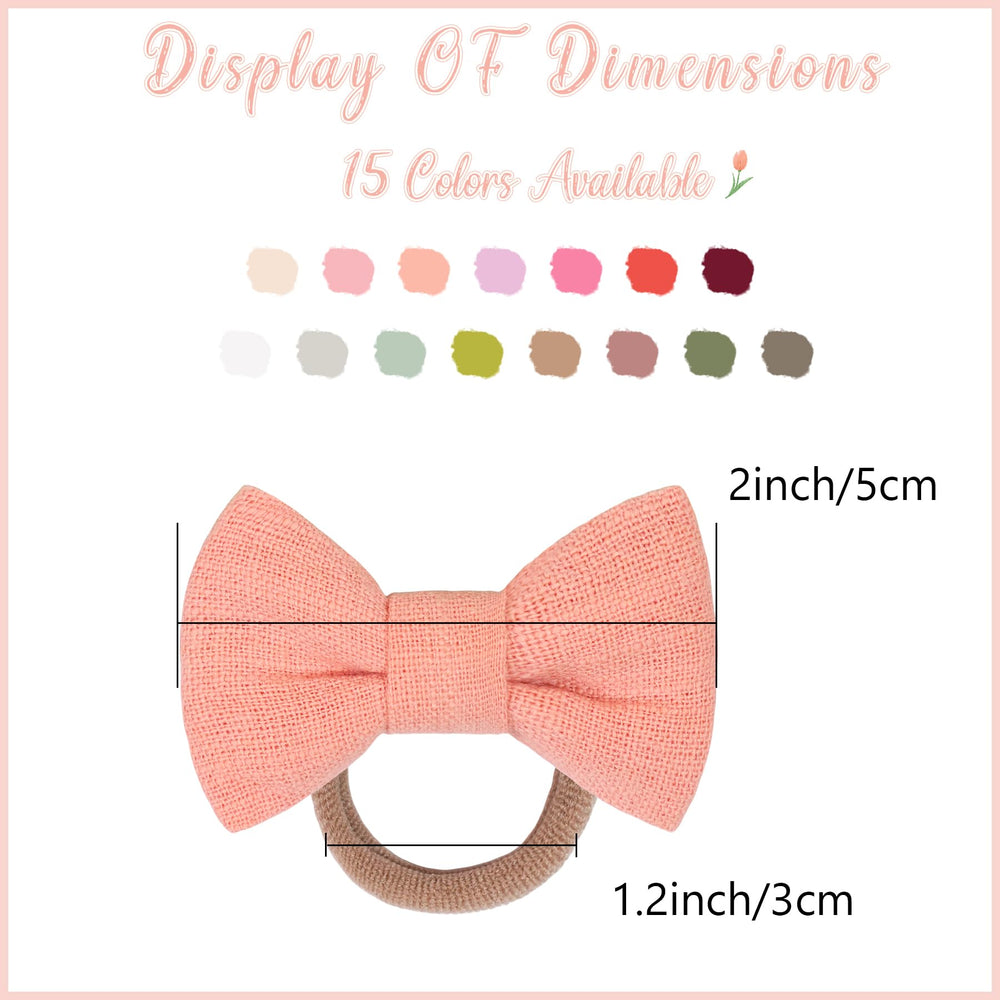 BBGifts soft elastic nylon band close-up demonstrates stretchable, durable ponytail holders.