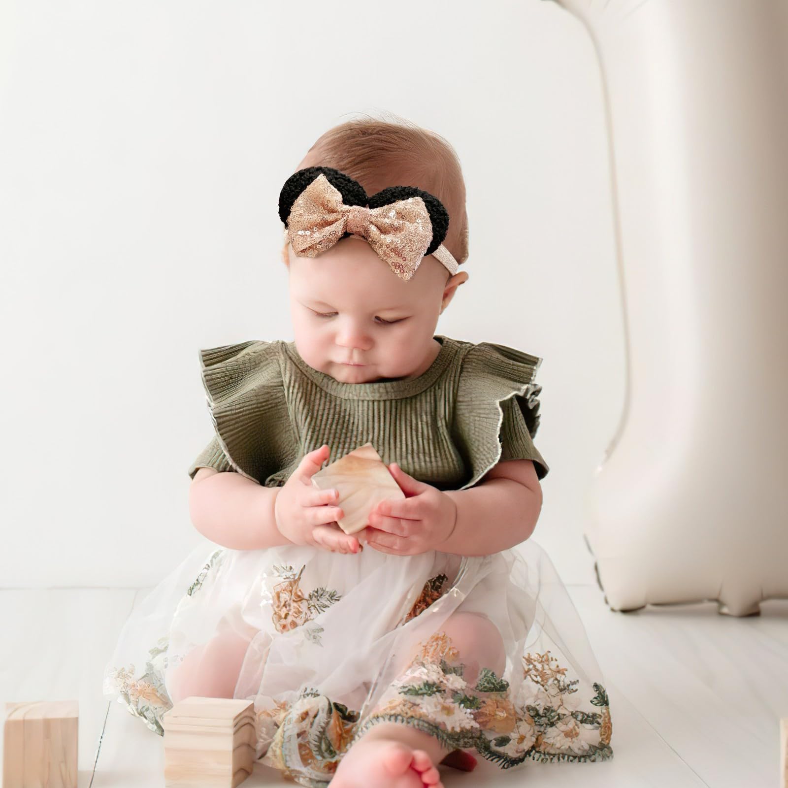 BBGifts soft nylon headband designed for comfortable all-day wear on toddlers