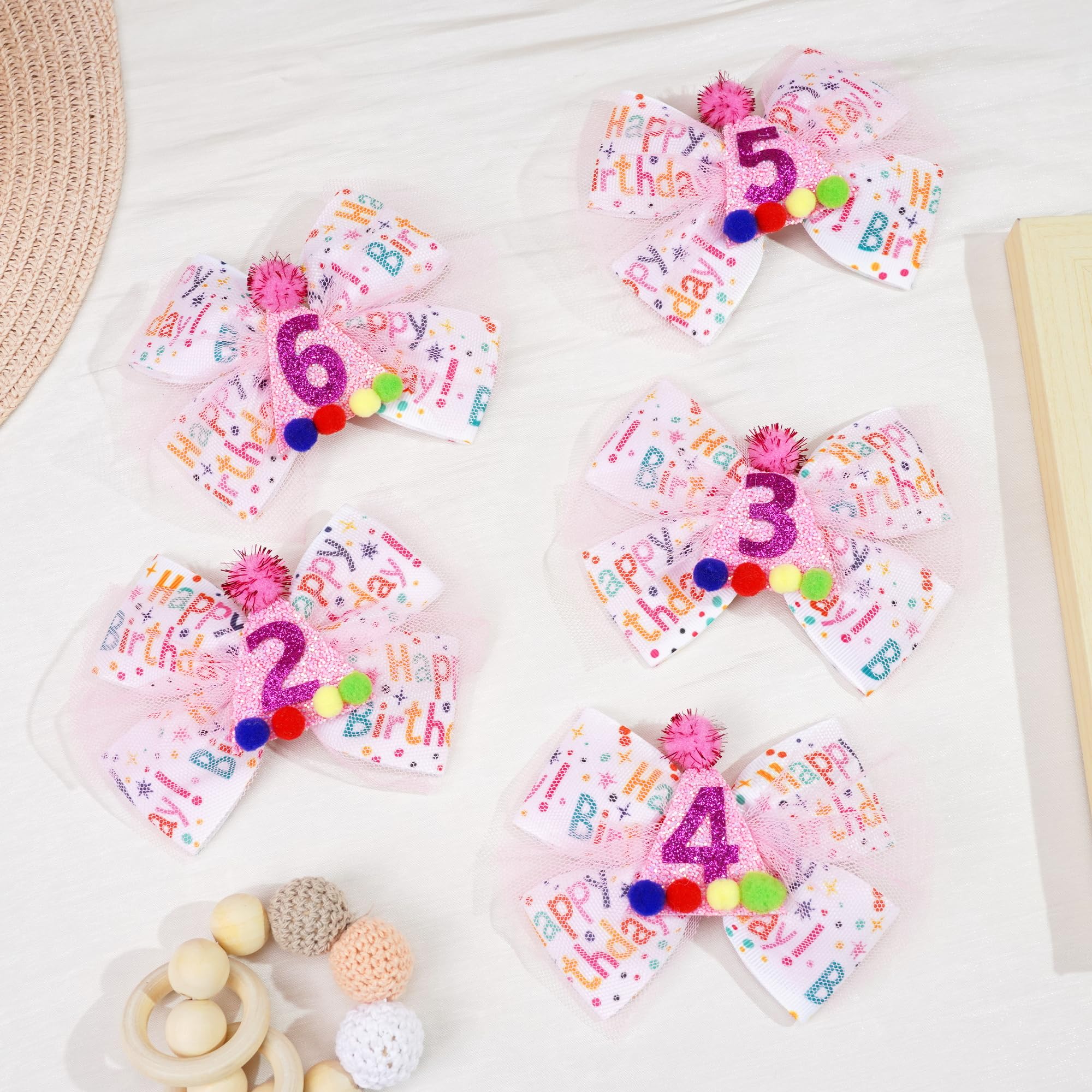 BBGifts Sprinkle Confetti Hair Bow Clip gift-scene styling for present-ready idea.