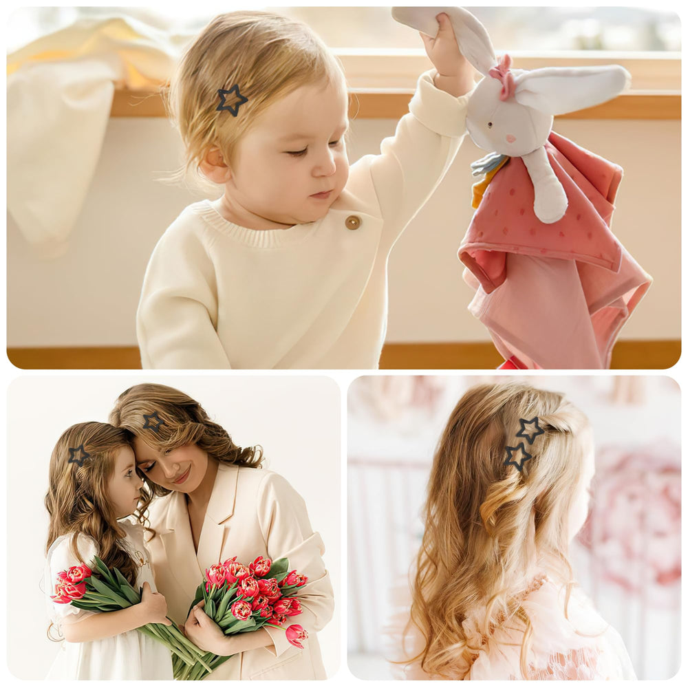BBGifts star hair clip ponytail use keeps hair tidy during school or workouts.