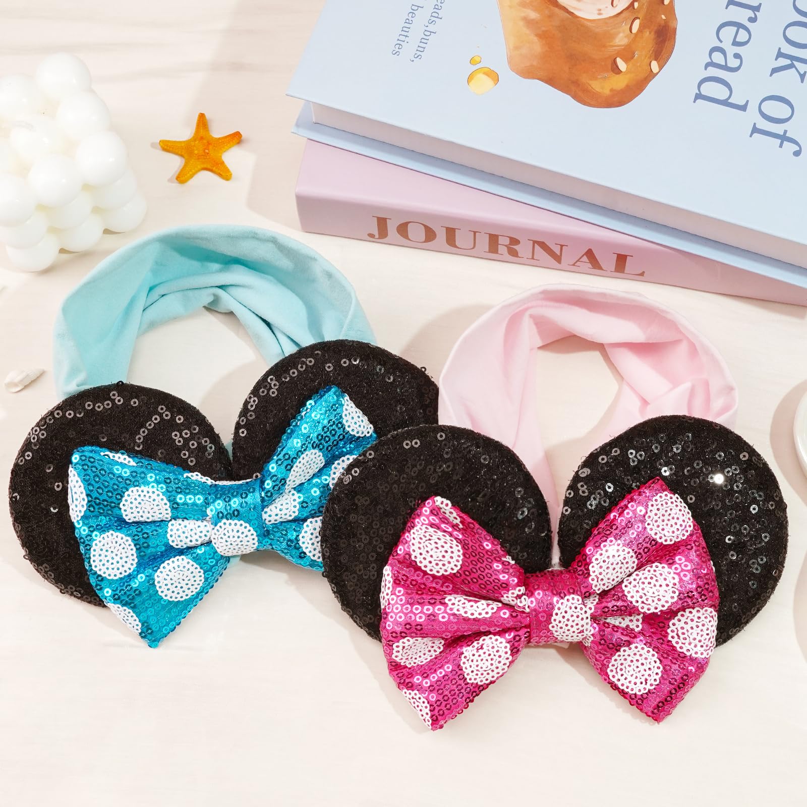 BBGifts two-piece headband set showcases party-ready hair accessories