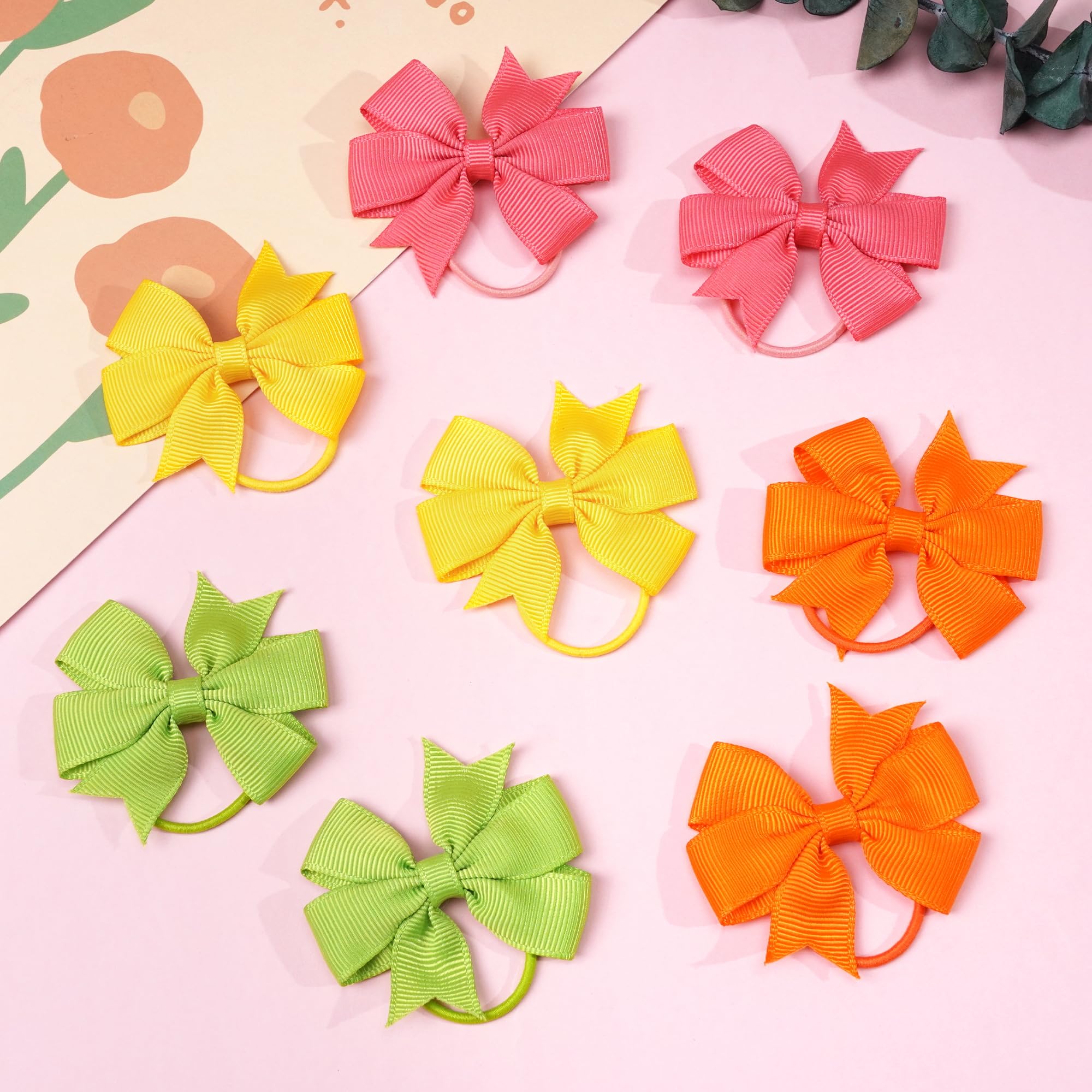BBGifts tiny pinwheel bows ideal for bangs and ponytails