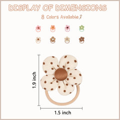 BBGifts toddler hair bows measure 1.5 inches, gentle on fine hair for all day comfort