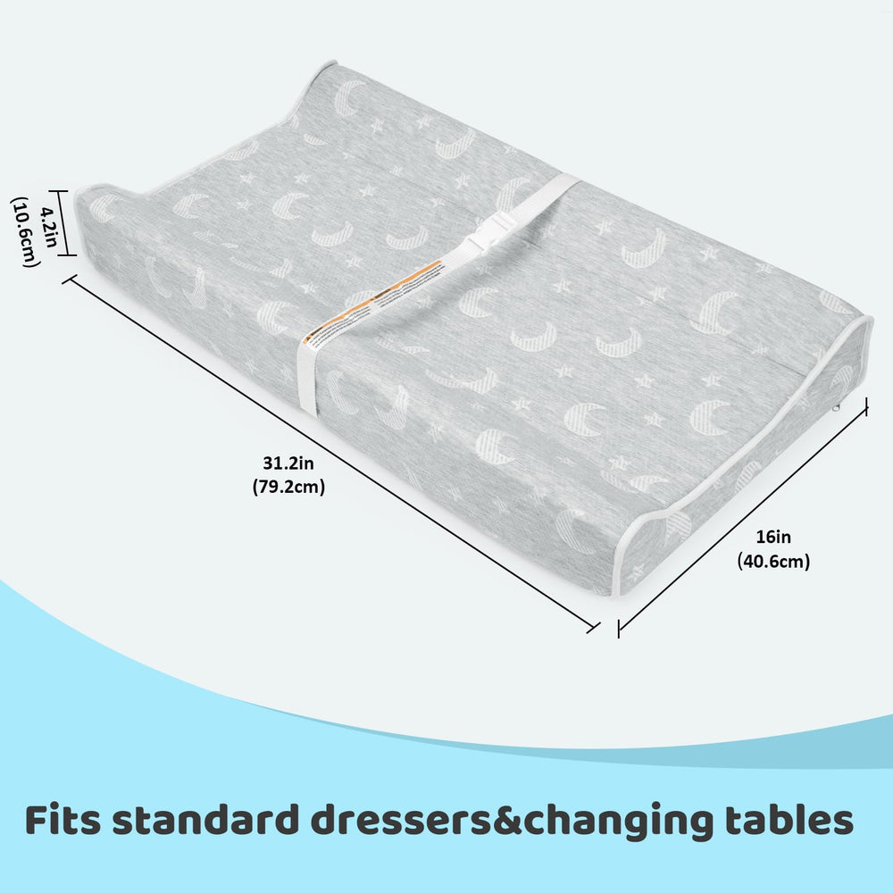 BBjixiang changing pad foam inside closeup showing soft support for baby comfort