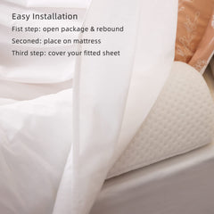 BBjixiang Two-pack rails shown on a full-size bed for easy transitions.