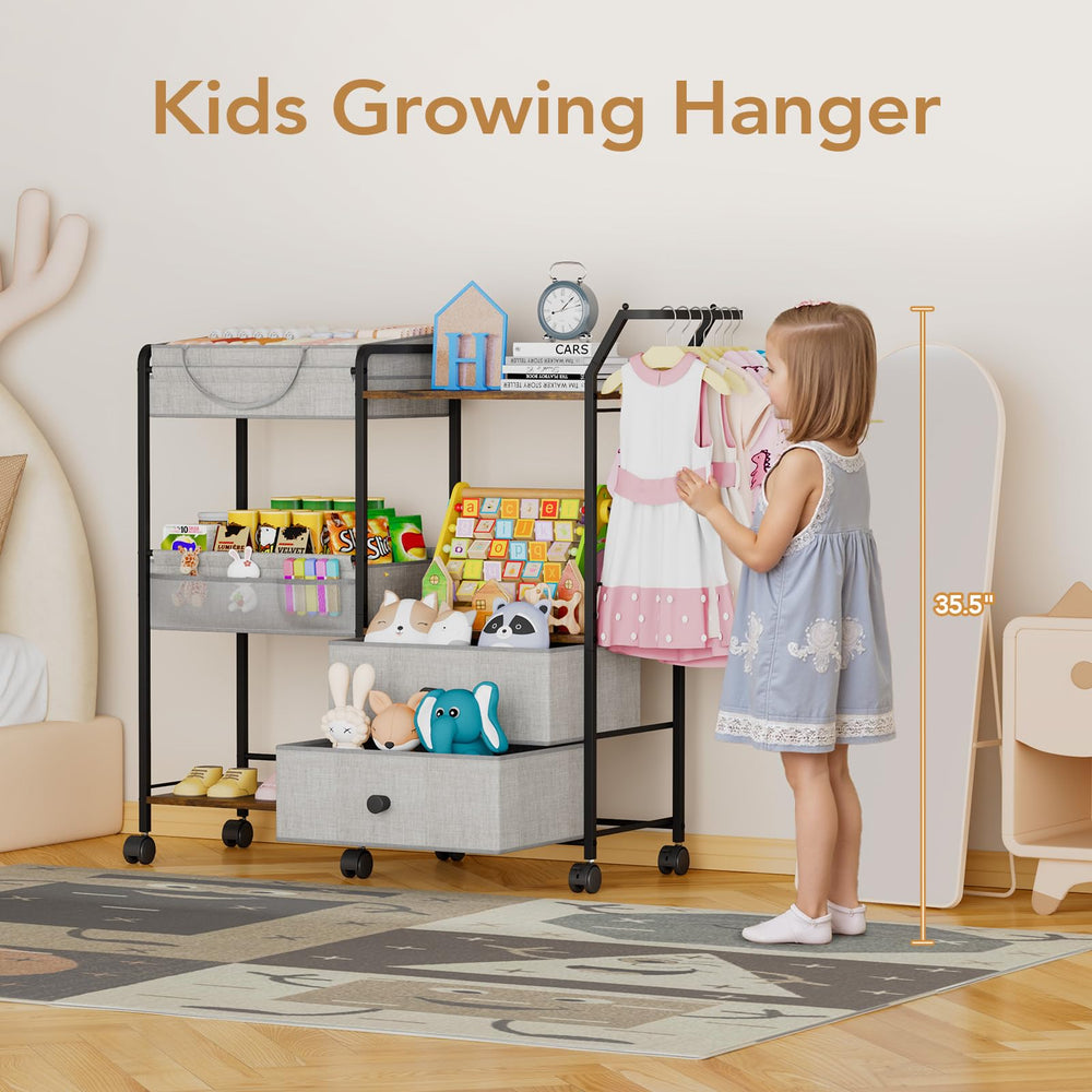 BBLIKE diaper caddy 3-tier layout maximizes nursery storage without crowding.