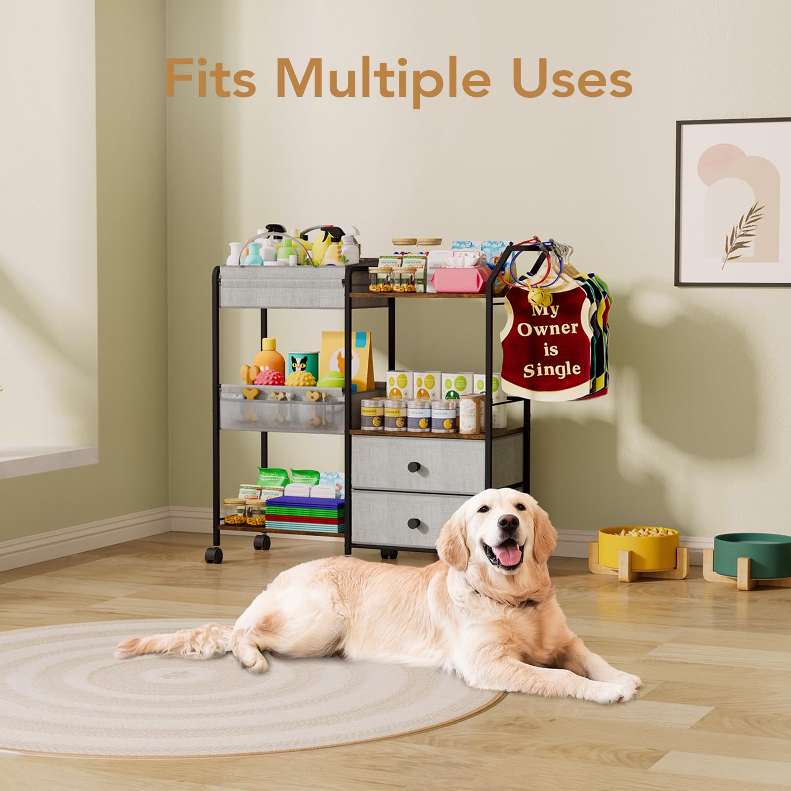BBLIKE diaper caddy bedside setup keeps diaper changes within reach.