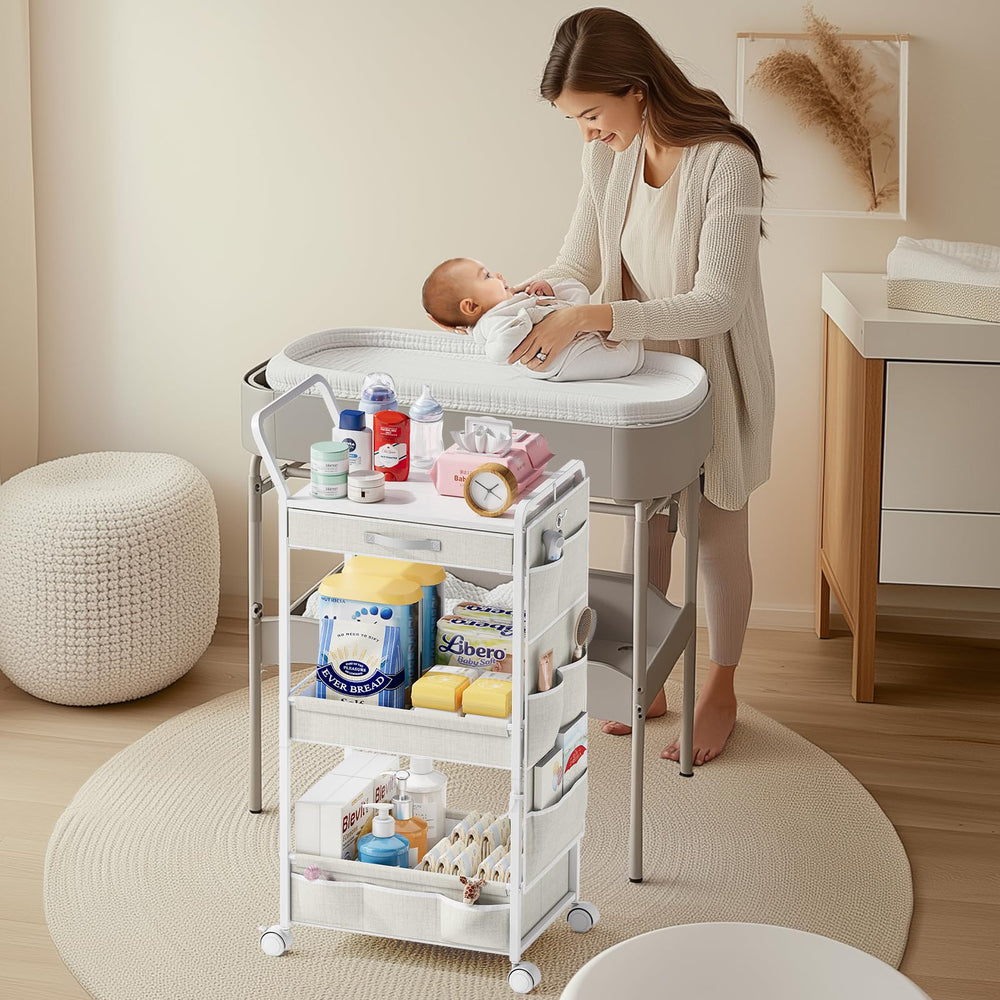 BBLIKE durable metal frame and wooden base withstand heavier items like pumps.
