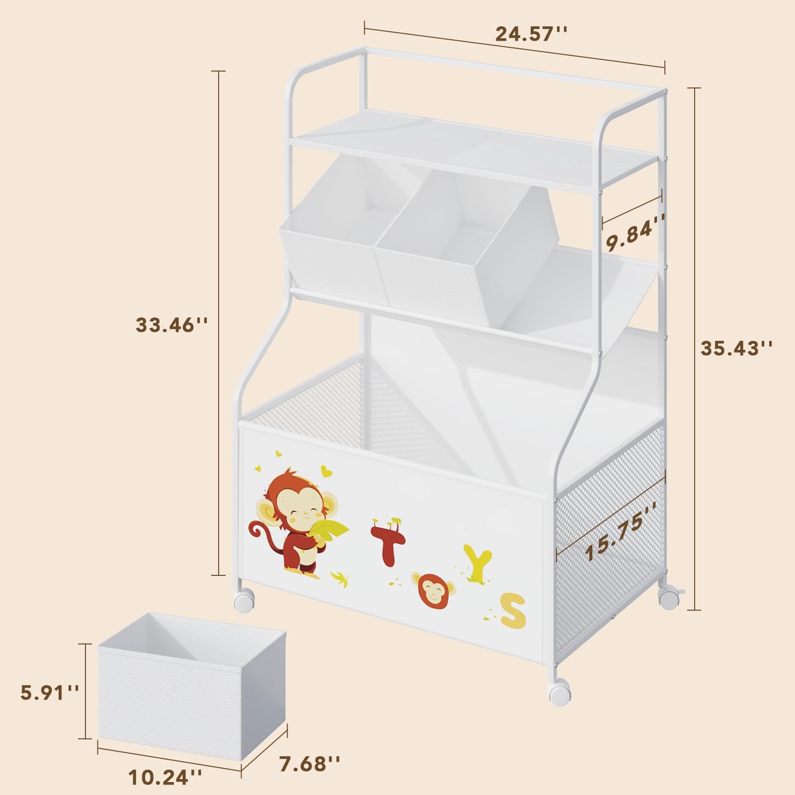 BBLIKE easy assembly guide set up quickly for organized spaces