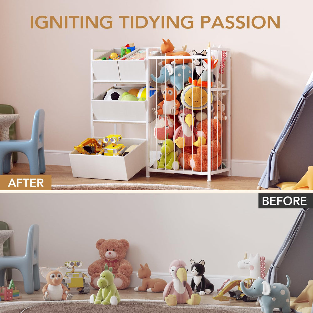 BBLIKE adjustable feet keep the unit level on carpet or tile for safe storage.
