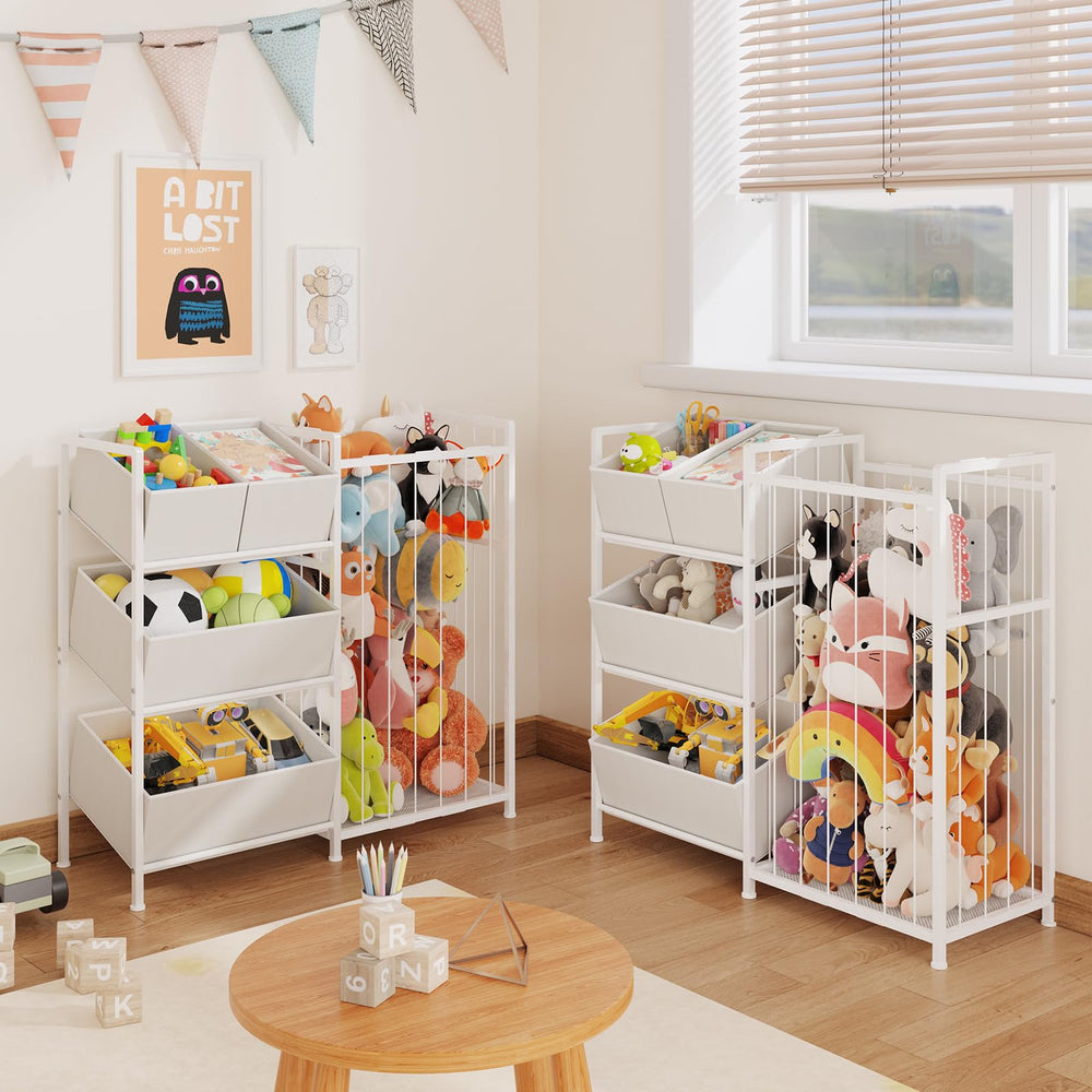 BBLIKE open-access design invites kids to grab toys, promoting independent tidying.