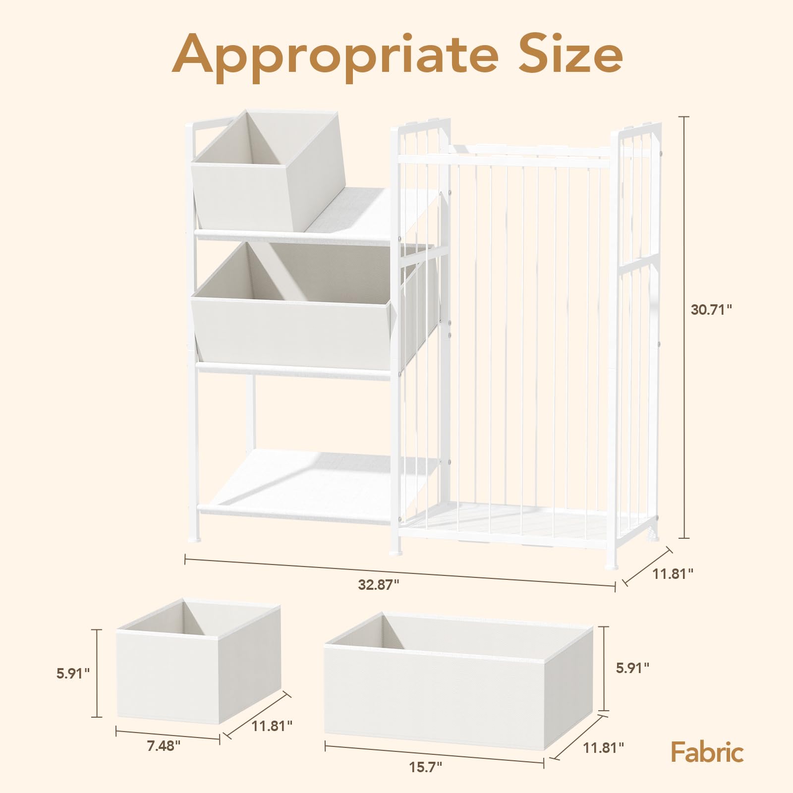 BBLIKE rounded corners help minimize snags for toddlers during cleanup.