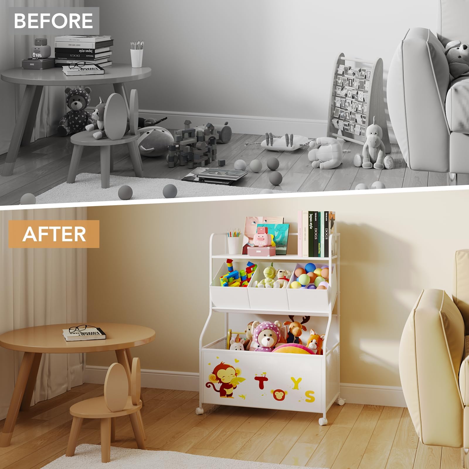 BBLIKE top shelf reading area inspire kids with a ready story corner