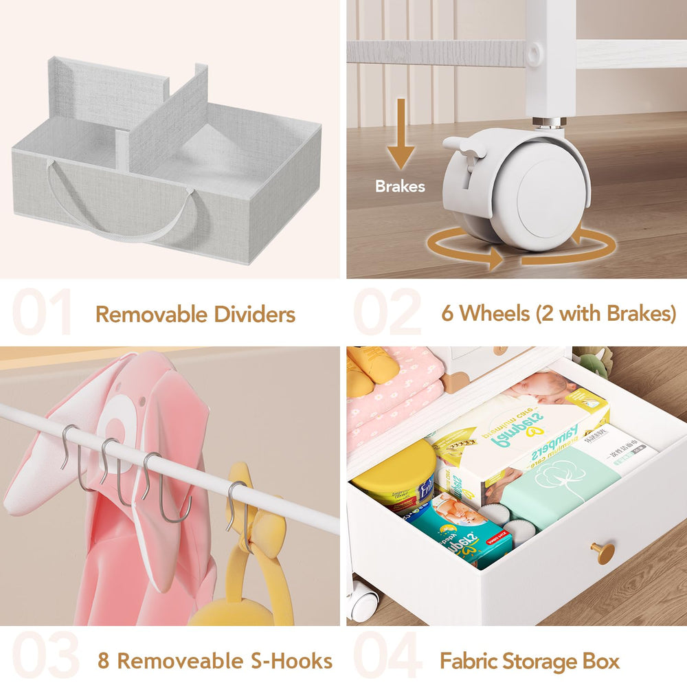 BBLIKE versatile storage for baby years and beyond