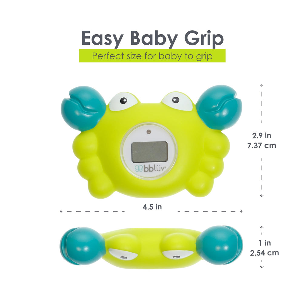 bbluv Kräb offers Fahrenheit or Celsius options to match your preferred scale.