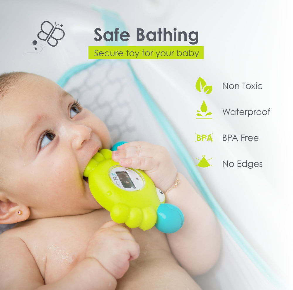 bbluv Kräb room-stand thermometer upright in a nursery to monitor ambient temperature.