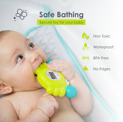 bbluv Kräb room-stand thermometer upright in a nursery to monitor ambient temperature.