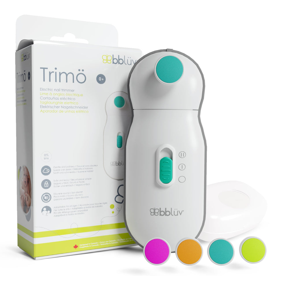 bbluv Trimö front view for gentle newborn nail trimming