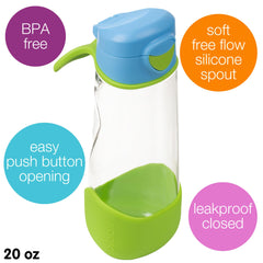 b.box Tritan tough material close-up showing durable construction for daily sports
