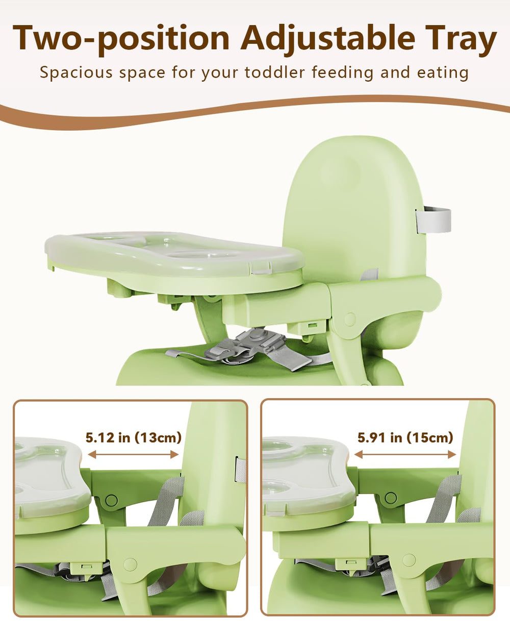 BBsecure foldable booster seat portable design is simple to carry.