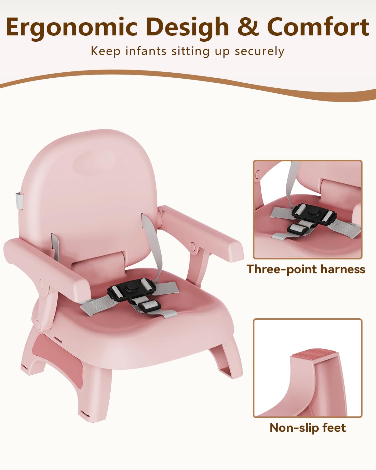 BBsecure folded compact booster seat for travel