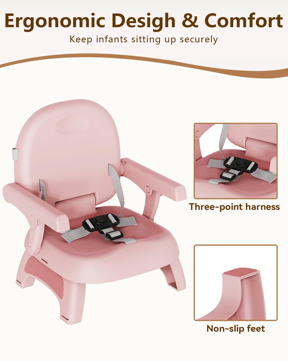 BBsecure folded compact booster seat for travel