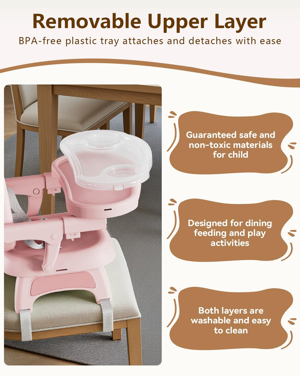 BBsecure extra safety straps for secure chair attachment