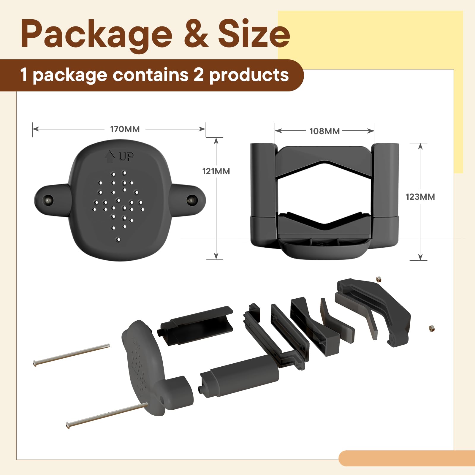 BBsecure anti-slip EVA padding seals grip during installation
