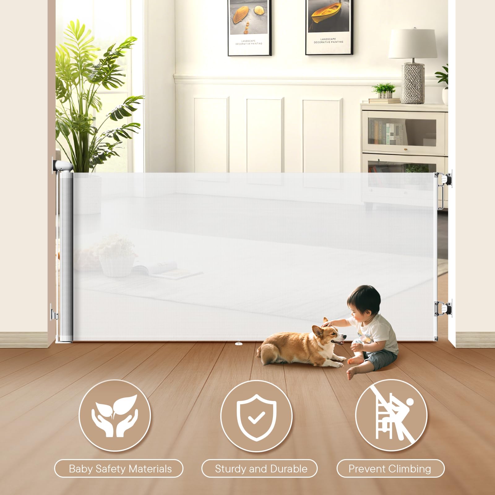 BBsecure outdoor-ready mesh gate suitable for outdoor use