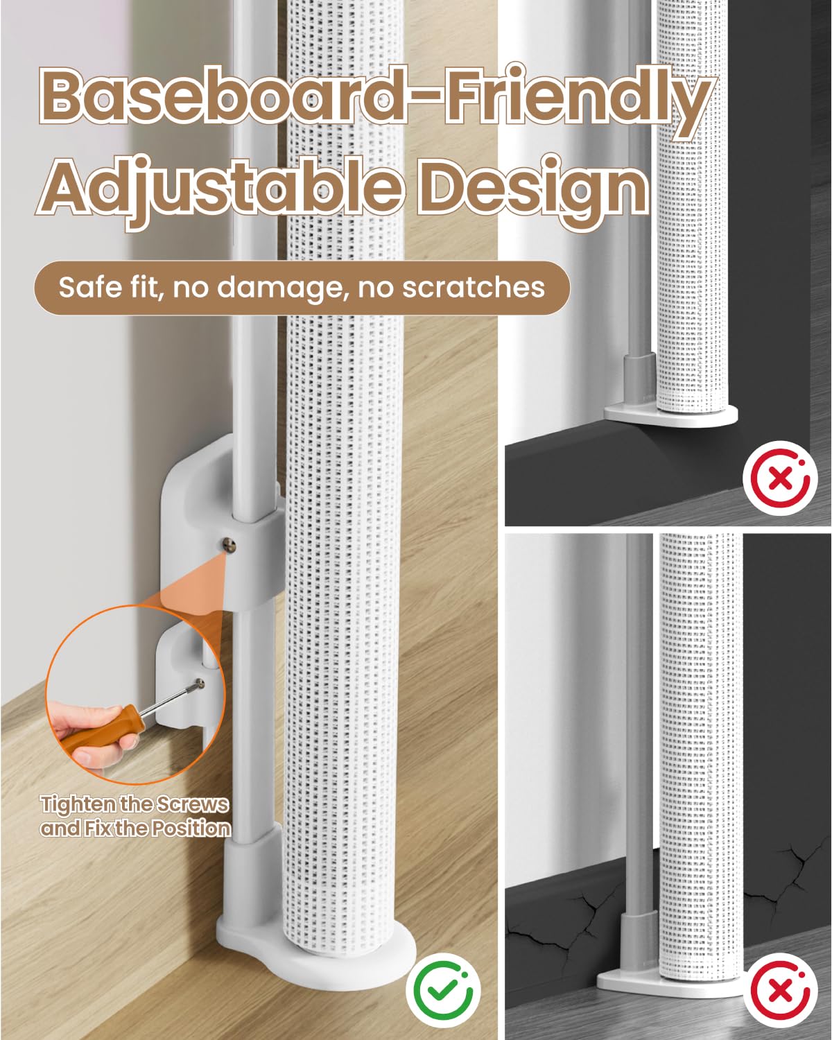 BBsecure gate in indoor/outdoor setting demonstrates versatile protection