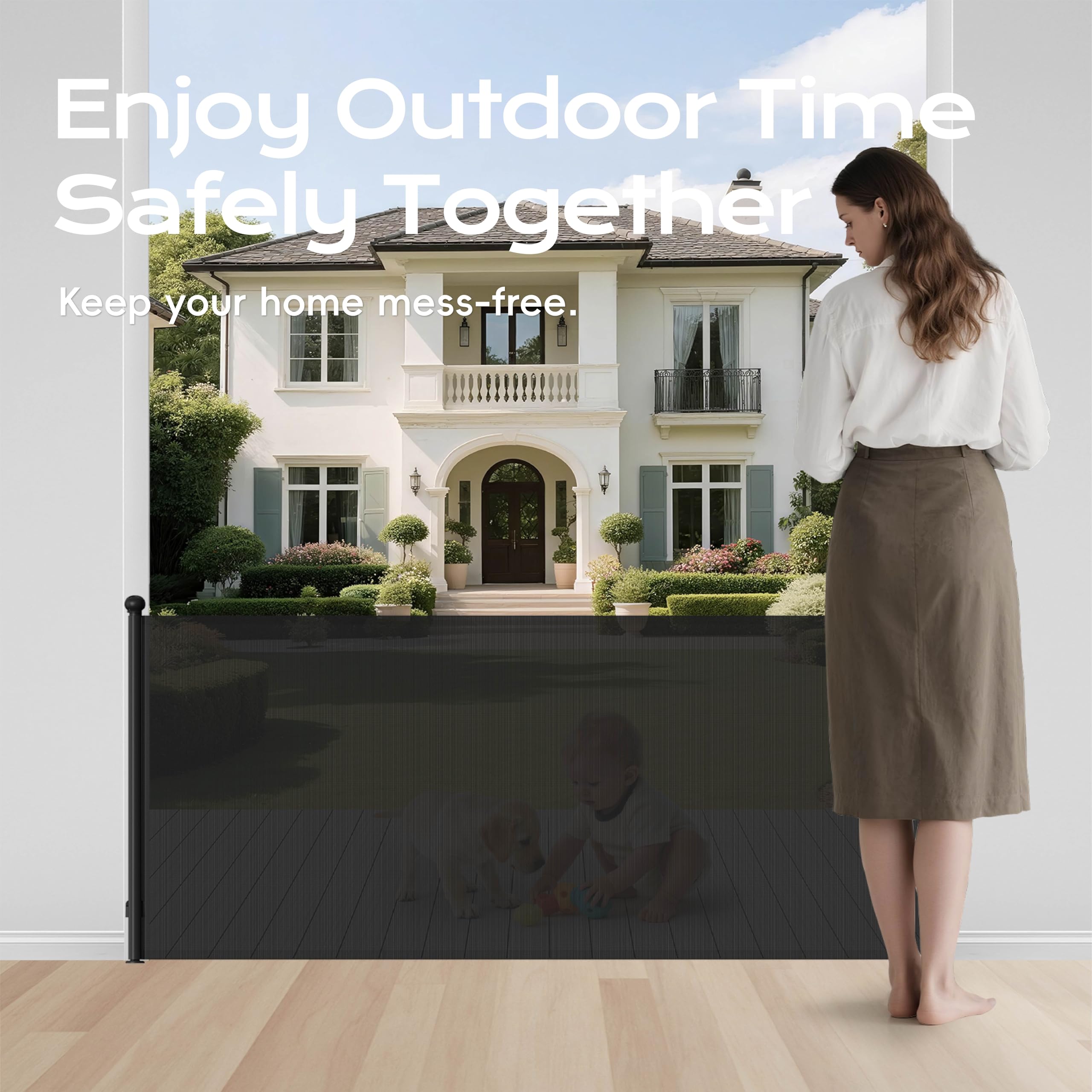 BBsecure retractable gate lifetime-support icon indicating after-sales service
