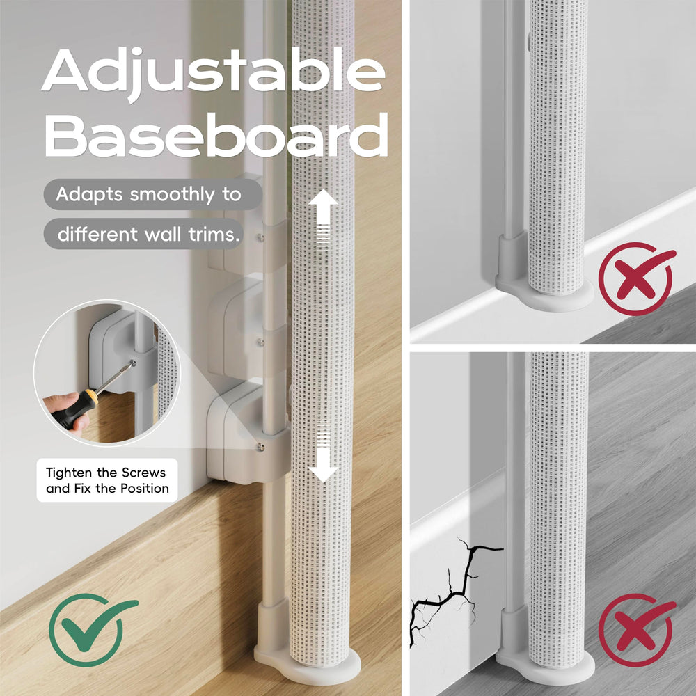 BBsecure retractable gate one hand operation in use for easy access