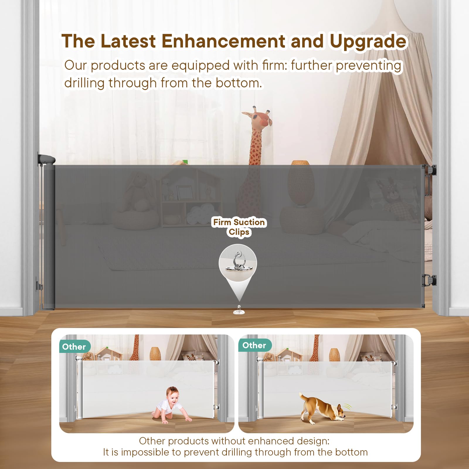 BBsecure two-step safety lock enables one-handed operation.