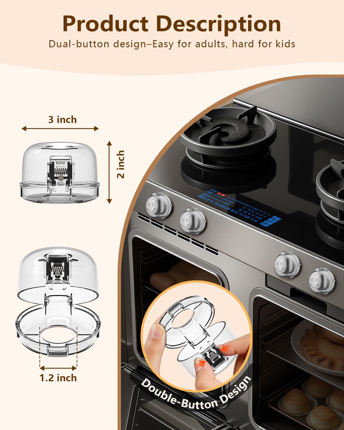 BBsecure adhesive strips secure knobs without drilling, enabling a quick safety upgrade.