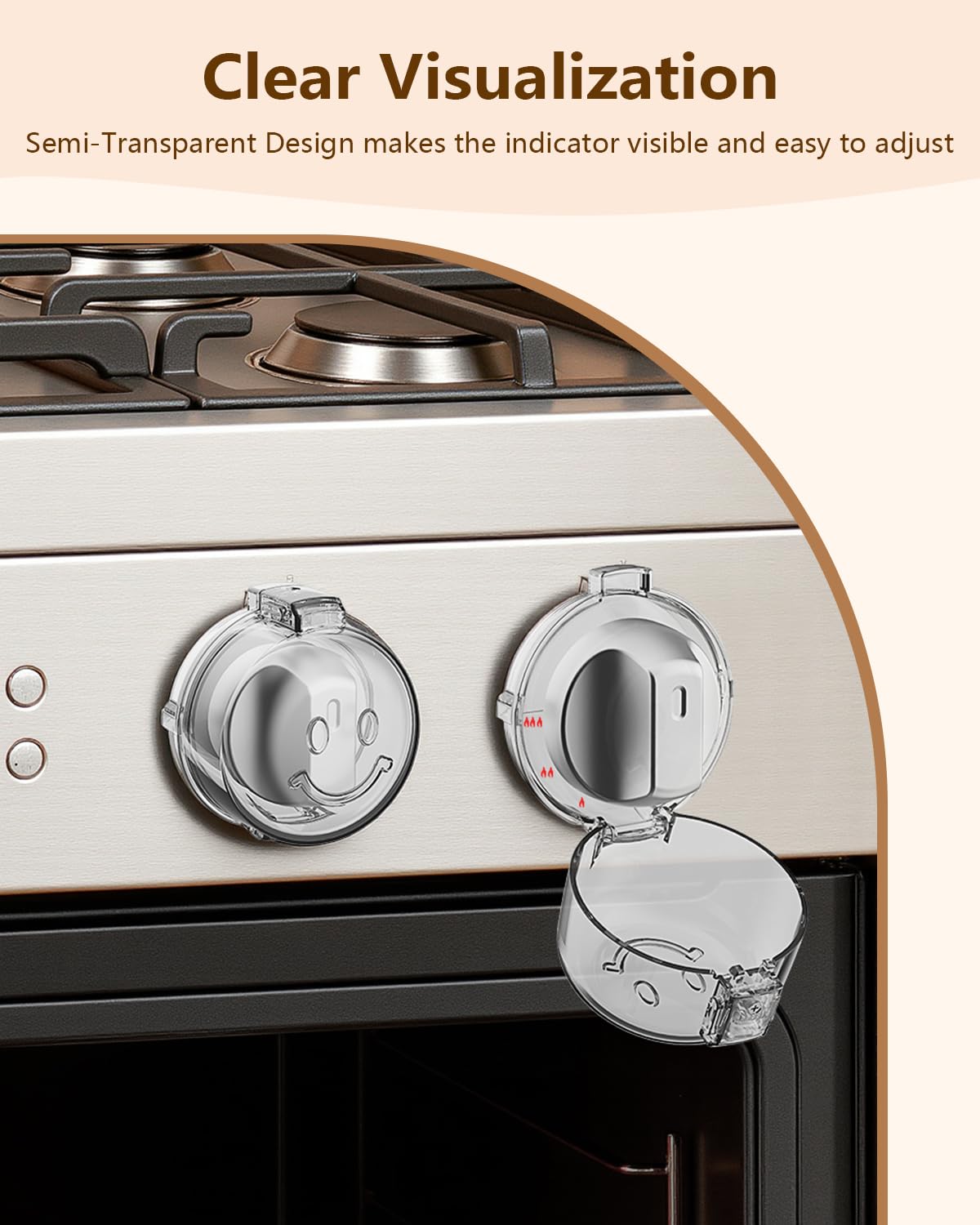 BBsecure dual-button lock provides adult access while delaying curious little hands.