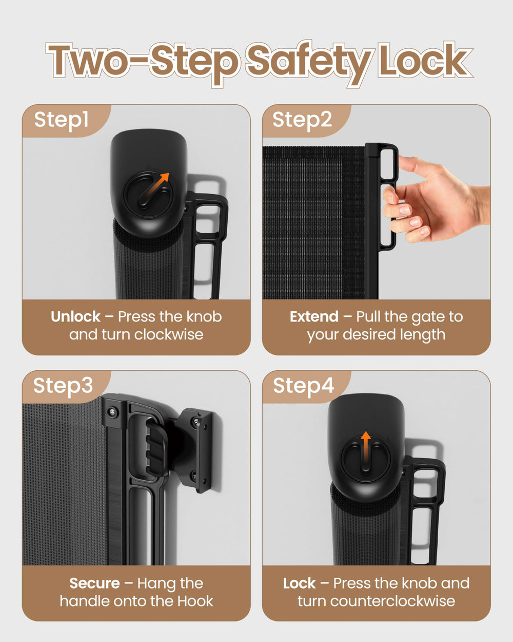 BBsecure tools included simplify mounting for secure installation.